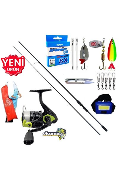 Okuma Revenger Rv-40 Remixon Double Black 270cm 20-40gr Turna Spin Olta Takım...