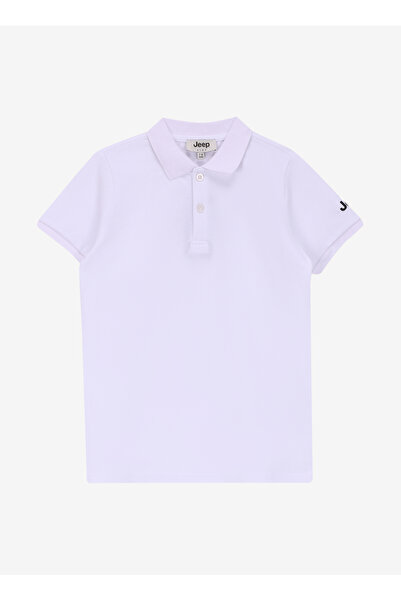 Jeep Beyaz Erkek Çocuk Polo T-Shirt J4WB-TST7705