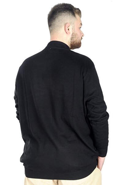 ModeXL Mode Xl Plus Size Sweater Half Fisherman 22208 Black