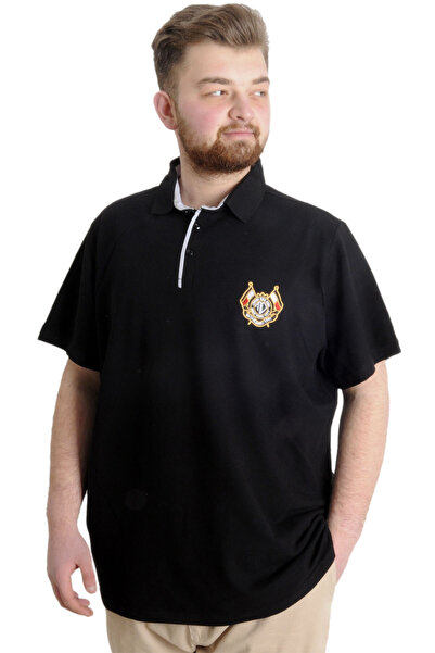 ModeXL Mode Xl Великий розмір Чоловічий футболка Поло Виберіть свій режим 23321 Чорний