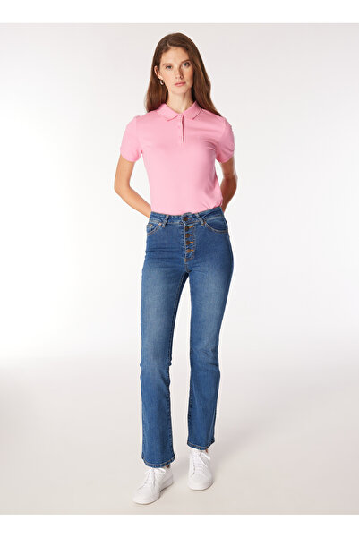 Fabrika İndigo Kadın Flare Denim Pantolon F4WL-PNT0642