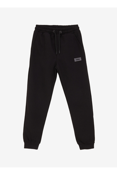 Jeep Normal Paça Siyah Erkek Çocuk Eşofman Altı J4WB-EA7709