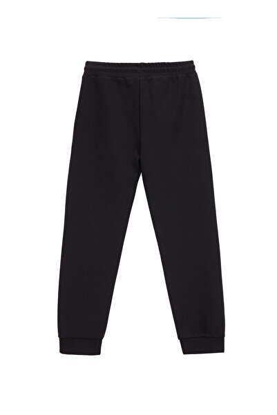 Jeep Normal Paça Siyah Erkek Çocuk Eşofman Altı J4WB-EA7709