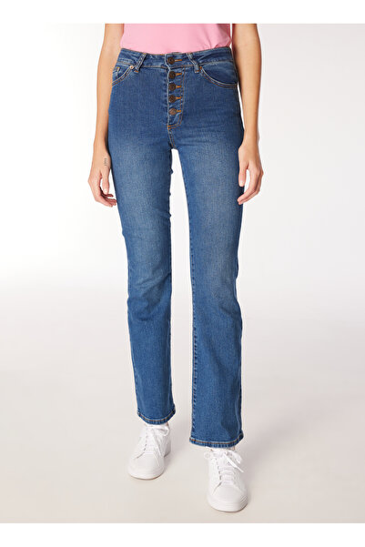 Fabrika İndigo Kadın Flare Denim Pantolon F4WL-PNT0642