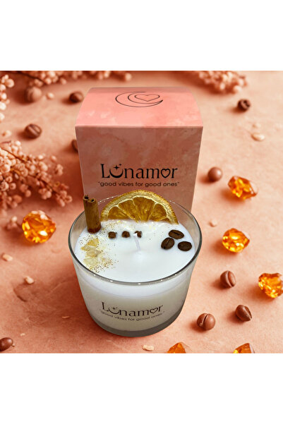 Tasarım Bolluk Bereket Tılsımlı Ritüel Mumu - Portakal Esanslı Soya Wax - Tar...