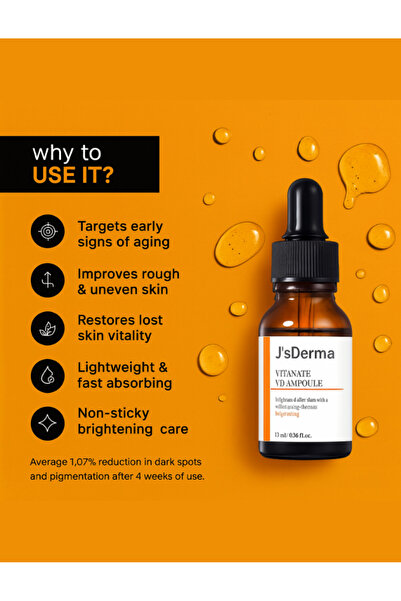 J'sDerma 5% Niacinamide Vitanate VD Brightening Ampoule 30ml