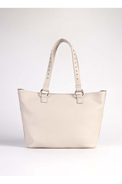 Fabrika Bej Kadın 43x27x15 cm Tote Çanta ANGELA-COSIMA