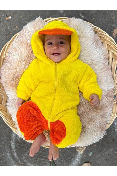 Minizade حقيبة نوم للأطفال على شكل بطة شتوية بسحاب للجنسين من Welsoft