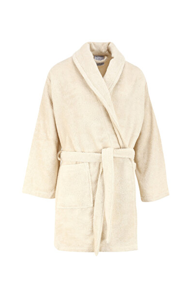 BOYNER EVDE Bej Unisex Bornoz BASİC BORNOZ L-XL BEJ