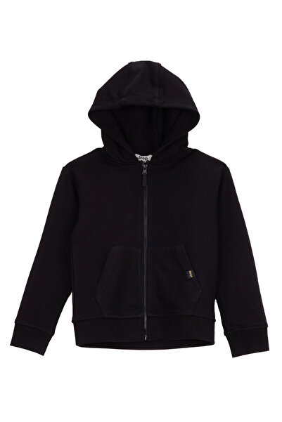 Jeep Düz Siyah Erkek Çocuk Sweatshırt J4WB-SWT7700