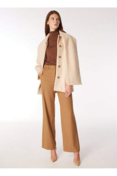 Fabrika Açık Bej Kadın Kaban F4WL-KBN0738