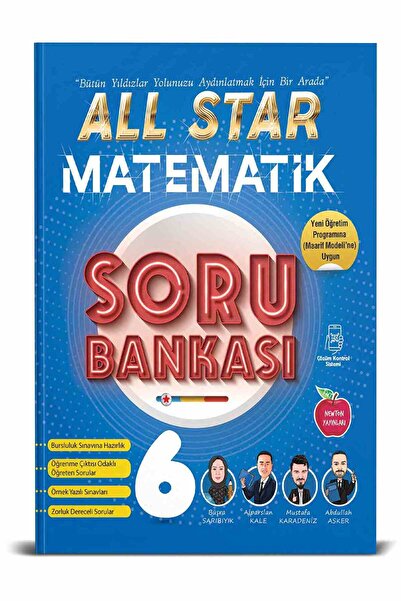 Newton Yayınları Newton 6.Sınıf All Star Güncel Matematik Soru Bankası- ntny