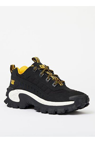 Caterpillar Siyah-Sarı Kadın Deri Sneaker 013G100955