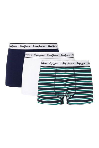 Pepe Jeans Lacivert Erkek Boxer PMU11136 595 RETRO STP TK 3P