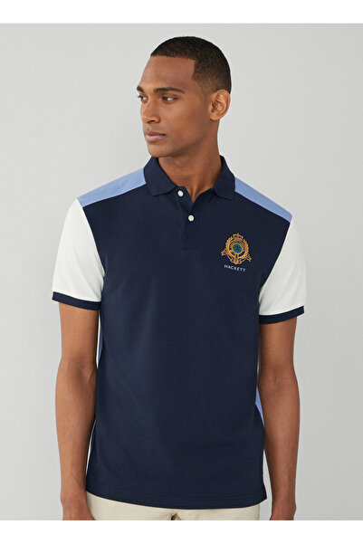Hackett Lacivert Erkek Slim Fit Polo T-Shirt HM563263