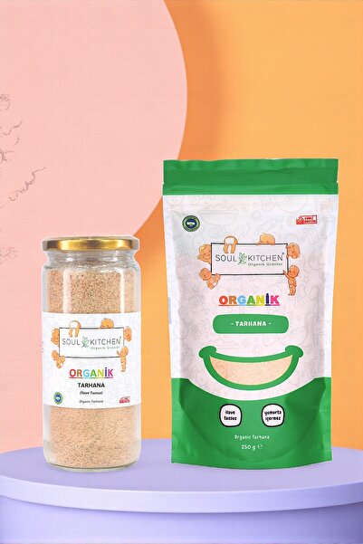 Soul Kitchen Organik Ürünler Organik Sertifikalı Tarhana 350 g Cam ve Eko Kil...