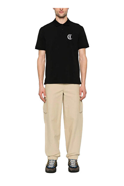 Just Cavalli Siyah Erkek Polo T-Shirt 76OAGG17