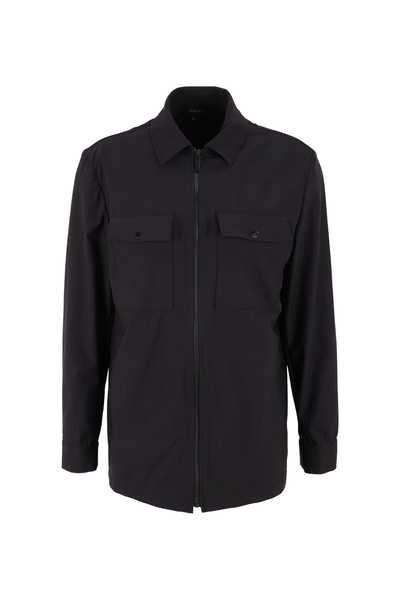 FABRIKA COMFORT Regular Fit Gömlek Yaka Düz Siyah Erkek Gömlek FC4WM-GML 2834