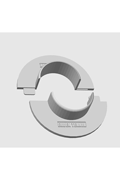 ERDEN Klima Borusu Delik Kapatma Dekoratif Boru Kapağı Plastik Çap 11 cm