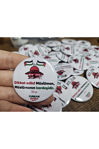 Tu&Se Candles 44mm Buton Rozet – 40lı Paket | İstediğiniz Tasarım, Yazı veya Logo Baskılı