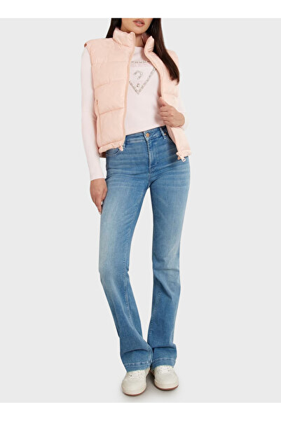 Guess Kadın  4G Logolu Şişme Yelek
