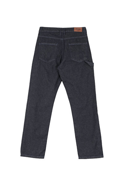 Jeep Normal Bel Düz Paça Relaxed Koyu İndigo Erkek Denim Pantolon J4WM-PNT4298