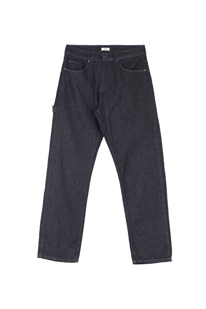 Jeep Normal Bel Düz Paça Relaxed Koyu İndigo Erkek Denim Pantolon J4WM-PNT4298