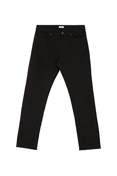 Jeep Normal Bel Düz Paça Slim Fit Siyah Erkek Pantolon J4WM-PNT7310