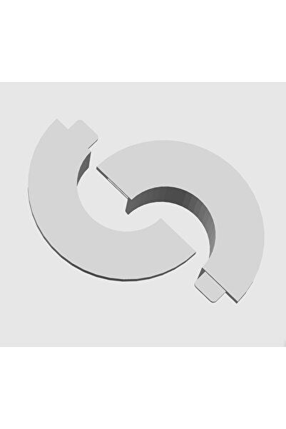 ERDEN Klima Borusu Delik Kapatma Dekoratif Boru Kapağı Plastik Çap 11 cm