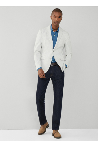 Hackett Normal Bel Normal Paça Slim Fit Lacivert Erkek Denim Pantolon HM212515