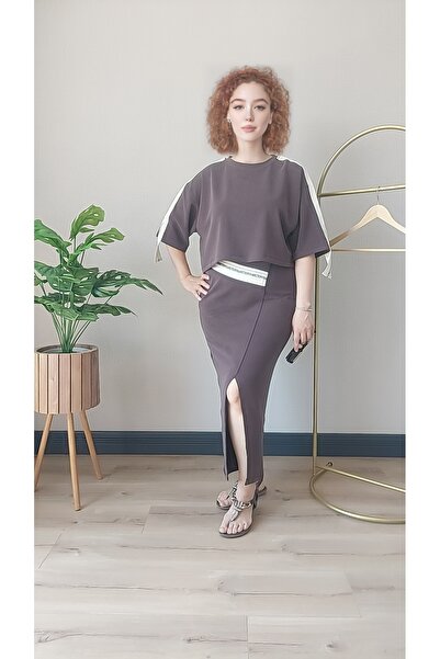 Butik Kahverengi Alt Üst Takım