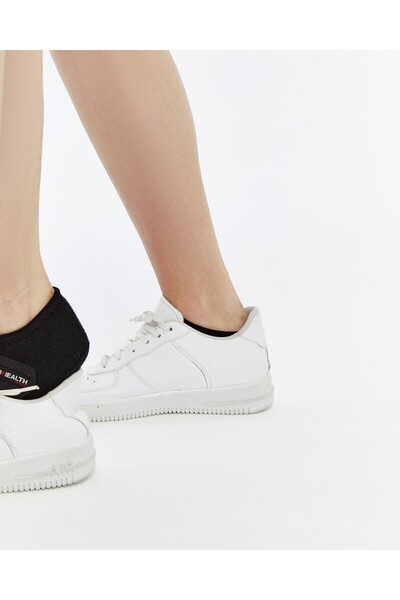 orthohealthmedical Topuk Çorabı Topuk Dikeni Silikon Destekli Kumaş Topuk Çorabı Siyah ( 2 ADET )