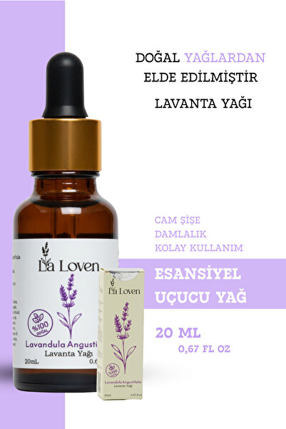 LaLoven Lavanta Yağı %100 Doğal ve Saf | 20 ml