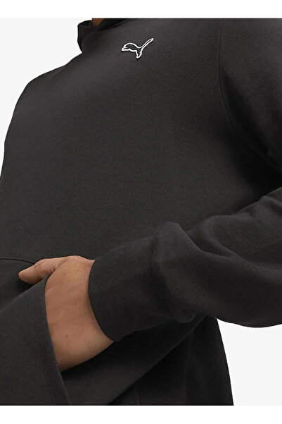 Puma 67597801 BETTER ESSENTIALS Hoodie Siyah Erkek Kapüşon Yaka Normal Kalıp Sweatshirt