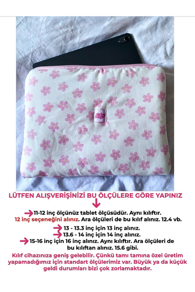 girlsybags Laptop MacBook Tablet iPad Case Thick Protect All Inch Fabric Quilted Computer Case
