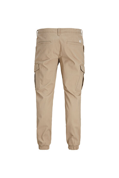 Jack & Jones Lastikli Paça Kahve Erkek Kargo Pantolon 12186889_JPSTMARCO JJJOE CUFFED CAR