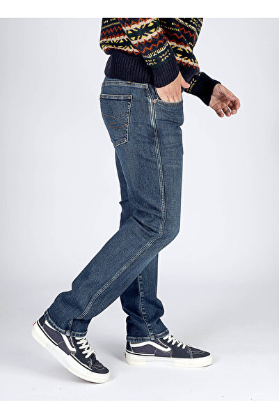 Lee Cooper Ανδρικό τζιν παντελόνι κανονικής μέσης 251 LCM 121013 HARRY EDDIE DARK ISL