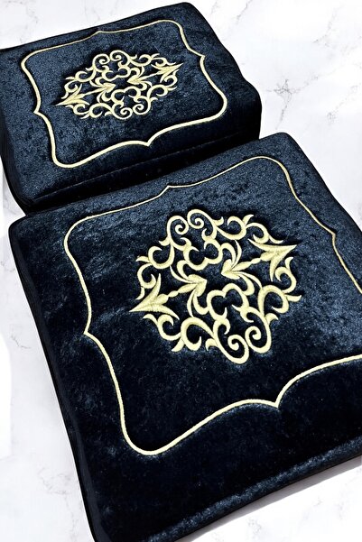 AYHANHOME Ceyizlik Оксамитовий золотий вишитий 2 чорний Bohca квітень наречений наречена наречений Hurcu