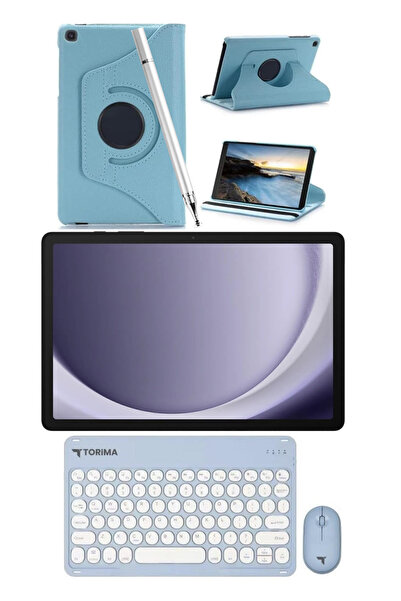 Samsung Galaxy Tab A9 4gb 64gb 8.7'' TABLET+MAVİ KILIF+KALEM+MAVİ KLAVYE+MOUSE