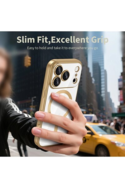 SKYDDAR INNOVATION Husă pentru iPhone 17 Pro Max, Luxury Shield Magsafe, protecție anti-șoc, set de autocolante, violet