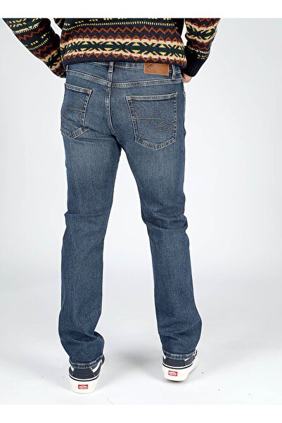 Lee Cooper Ανδρικό τζιν παντελόνι κανονικής μέσης 251 LCM 121013 HARRY EDDIE DARK ISL