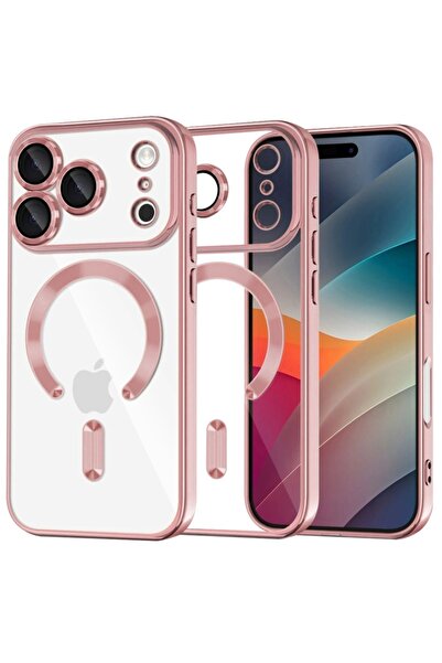 SKYDDAR INNOVATION Θήκη για iPhone 17 Pro Max, Πολυτελής Ασπίδα Magsafe, Αντικραδασμική Προστασία, Σετ Αυτοκόλλητων, Ροζ