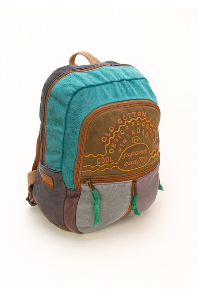 Old Cotton 5111 Nicola Bag Blue Backpack