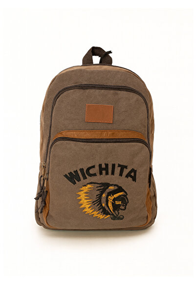 Old Cotton Unisex Brown Canvas Revilla Backpack – for Laptop, School, and Everyday Use