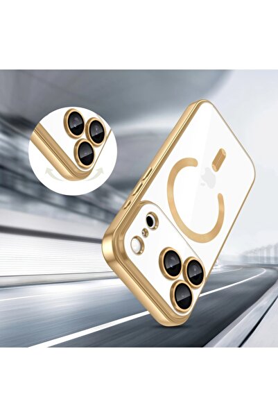 SKYDDAR INNOVATION Θήκη για iPhone 17 Pro Max, Πολυτελής Ασπίδα Magsafe, Αντικραδασμική Προστασία, Σετ Αυτοκόλλητων, Χρυσή