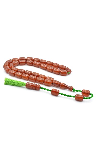 Murty99 Майсторски изработени молитвени мъниста от жълт кехлибар с капсулно ш...