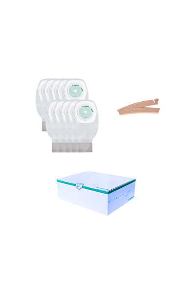 B-Braun Set 10 pungi colostomie/ileostomie Proxima BBraun 10-70mm,cu border, ...