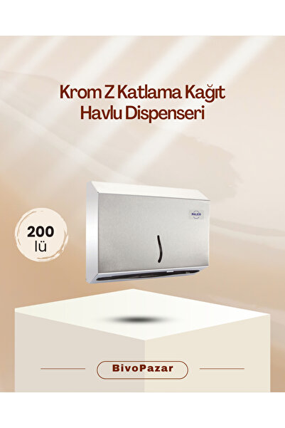 Palex Krom Z Katlı Havlu Dispenseri (200 LÜ)