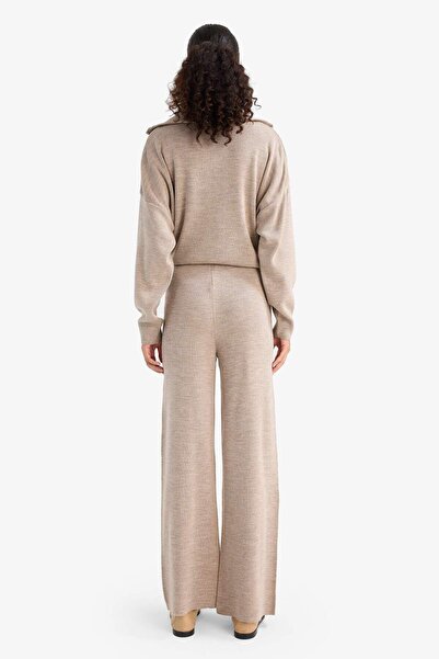 DeFacto Wide Leg Geniş Bol Paça Triko Pantolon F2918AX25AU