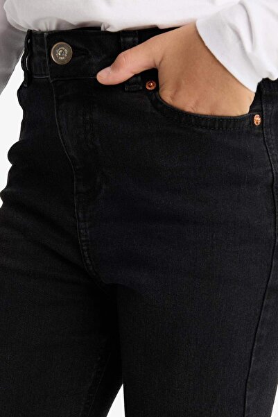 DeFacto Kız Çocuk Flare Fit İspanyol Paça Jean Pantolon E6183A825AU